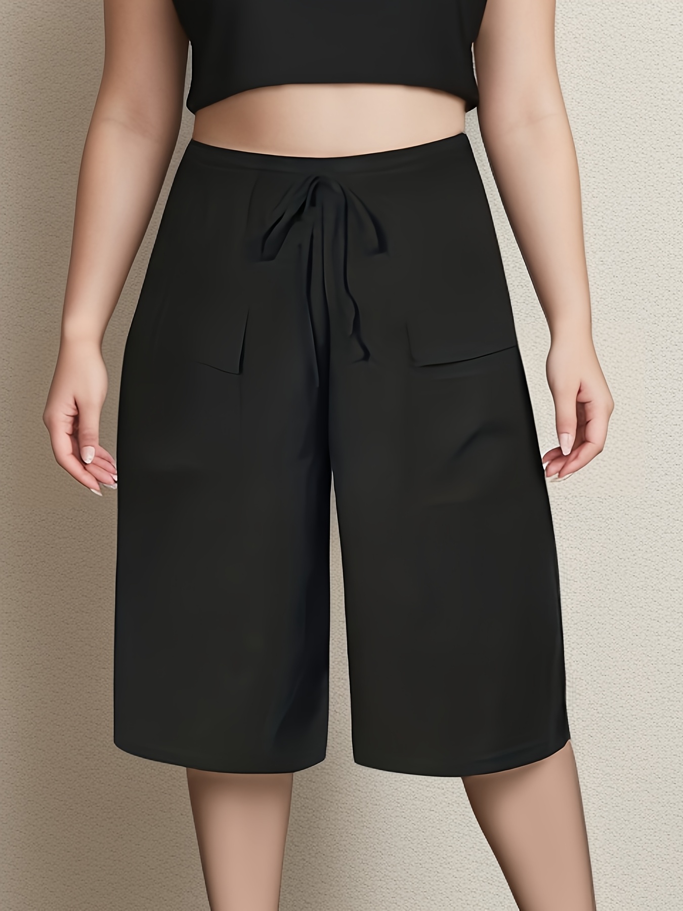 Summer Clothing Plus Size Women - Pantalones cortos informales de cinco puntos