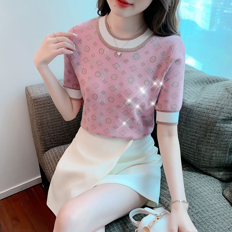Summer Clothing Yarn - Suéter de punto para mujer, Rebeca