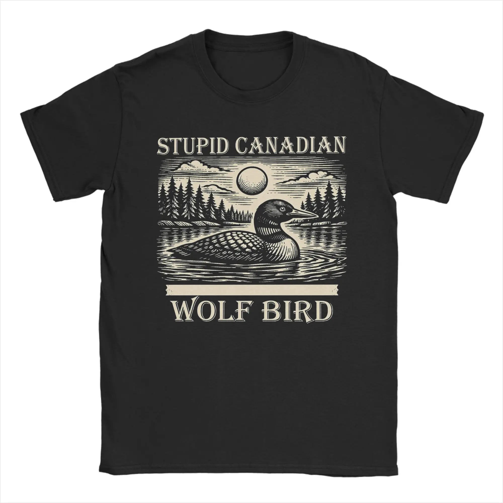 Summer Clothing Ideas - Camisetas para hombre Stupid Canadian Wolf