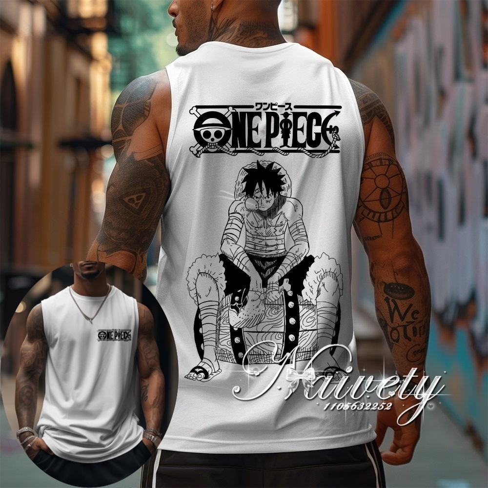 Summer 2026 Kids Clothing - Camiseta sin mangas con estampado de