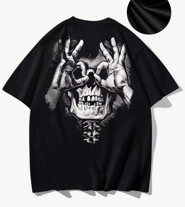 Summer Clothing Trends For Men 2026 - Camisetas 3D con Gráfico de Calavera