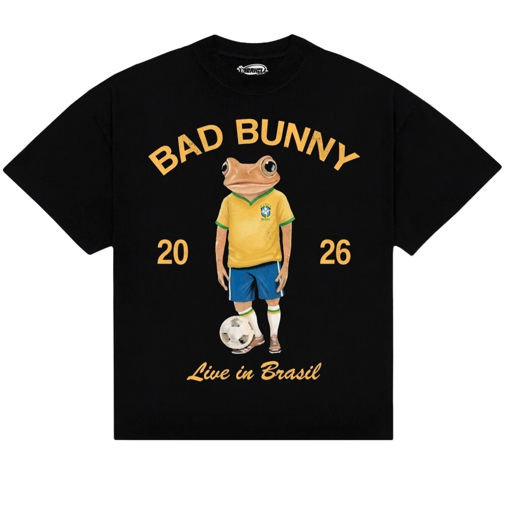 Summer Clothing Trends For Men 2026 - Camiseta de Hip Hop BAD BUNNY