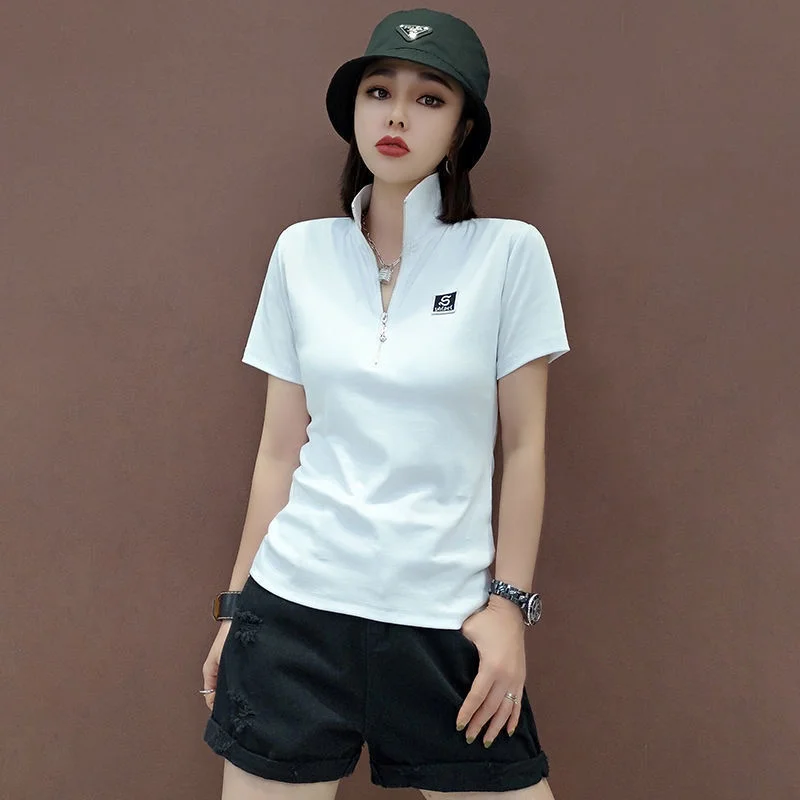 Summer Green Clothing - Camiseta de manga corta para mujer,