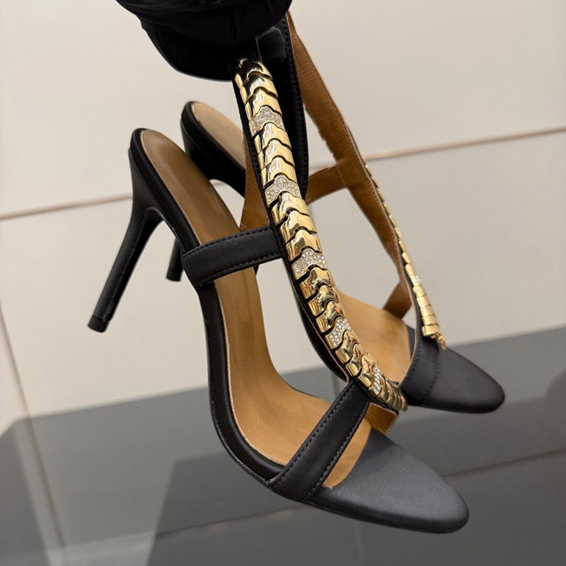 Sandalias de gladiador de saté - Summer Clothing Collection reseña y precio