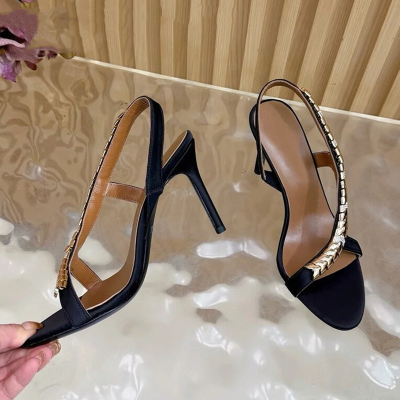 Sandalias de gladiador de saté - Summer Clothing Collection reseña y precio