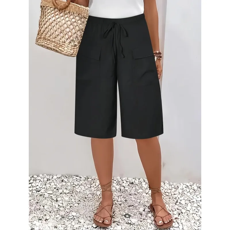 Pantalones cortos informales d - Summer Clothing Plus Size Women reseña y precio