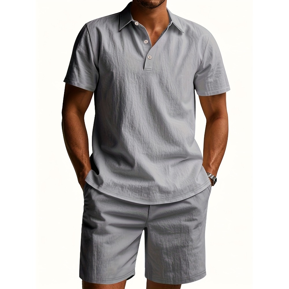 Traje de verano para hombre, c - Summer Clothing Men Linen reseña y precio