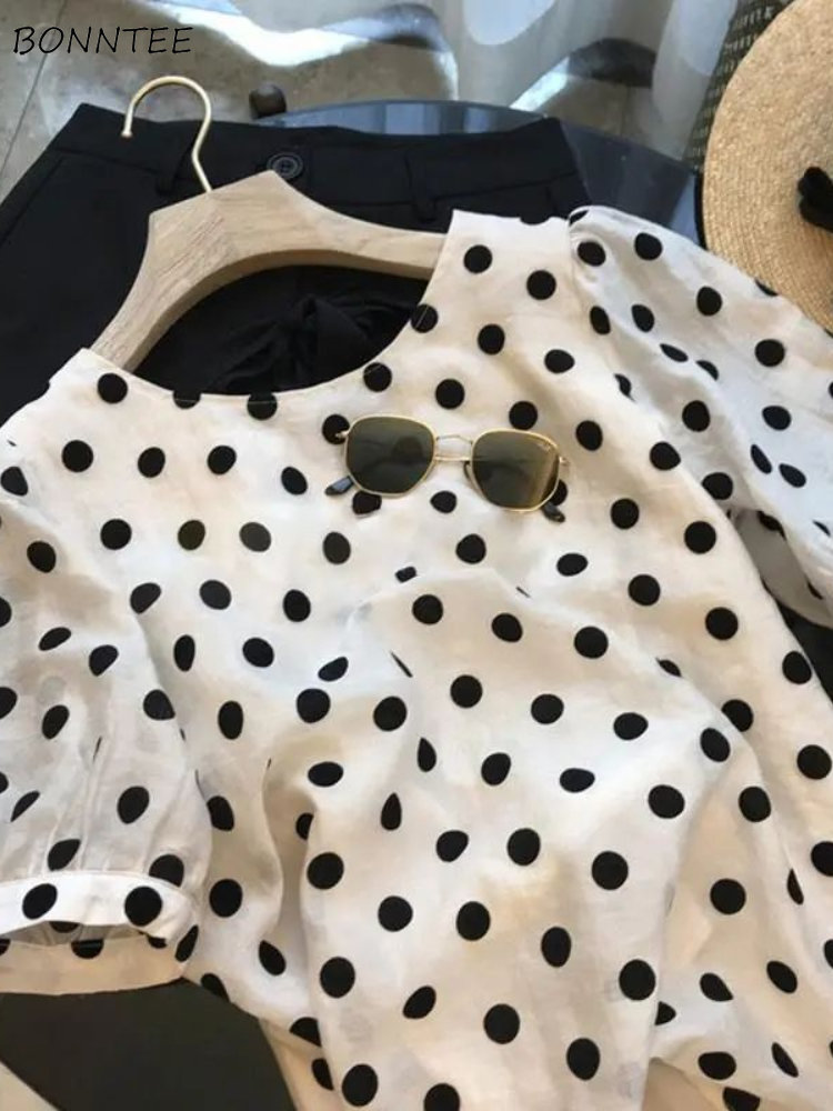 Blusas de lunares para Mujer,  - Summer Clothing Aesthetic reseña y precio