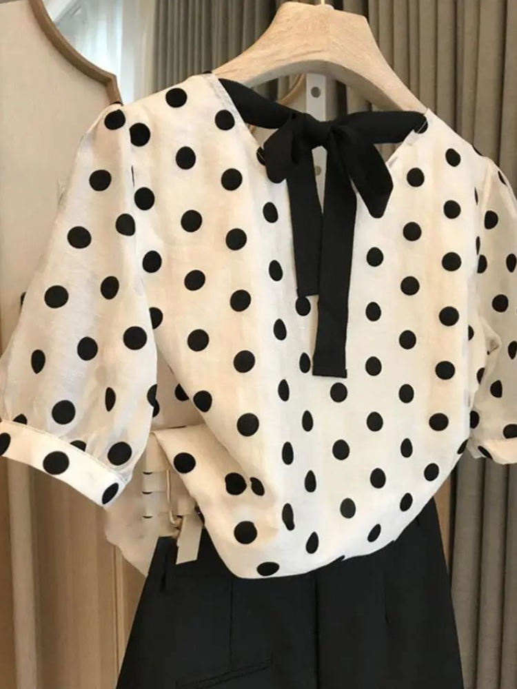 Blusas de lunares para Mujer,  - Summer Clothing Aesthetic reseña y precio