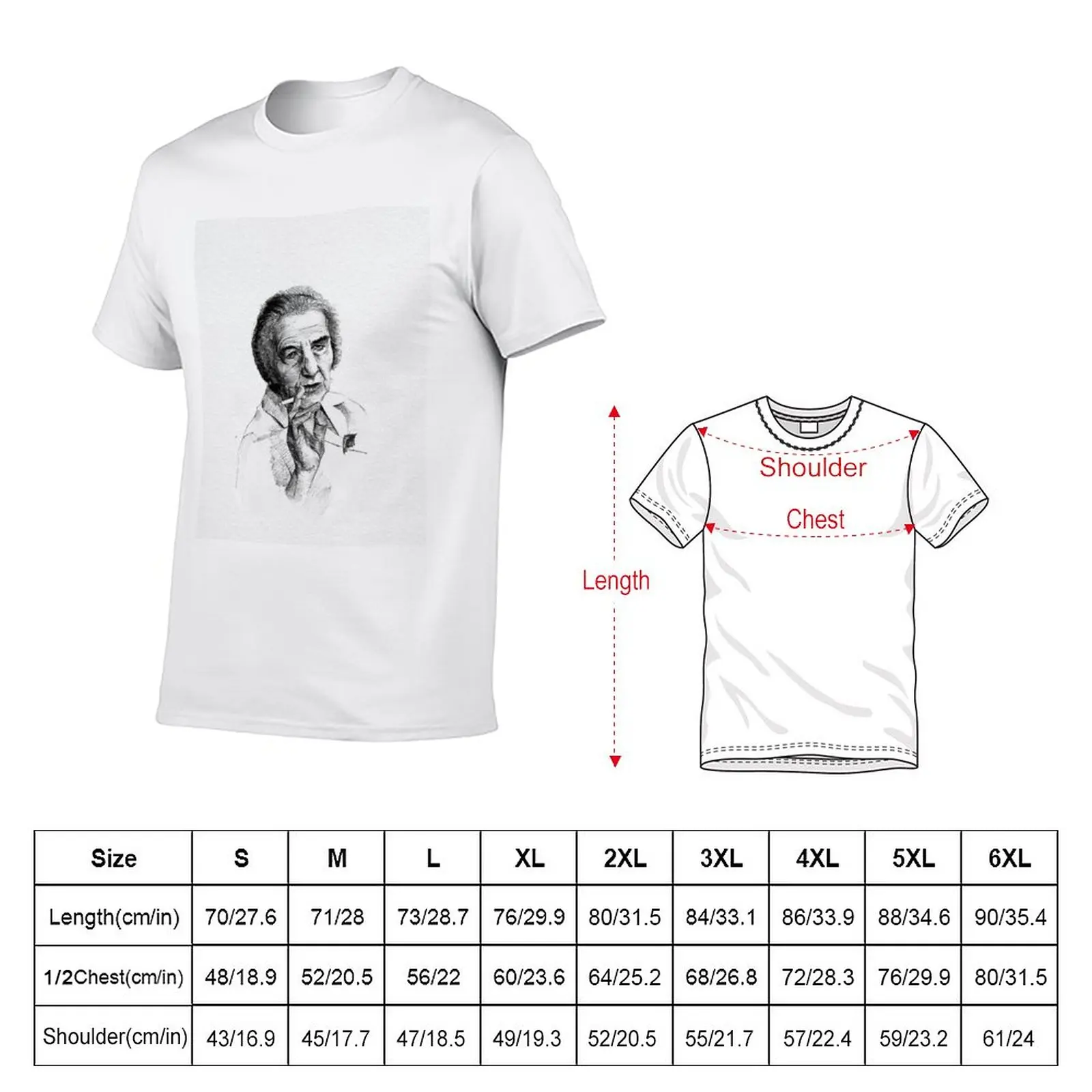 Camiseta de Golda Meir para ho - Summer Clothing Aesthetic reseña y precio