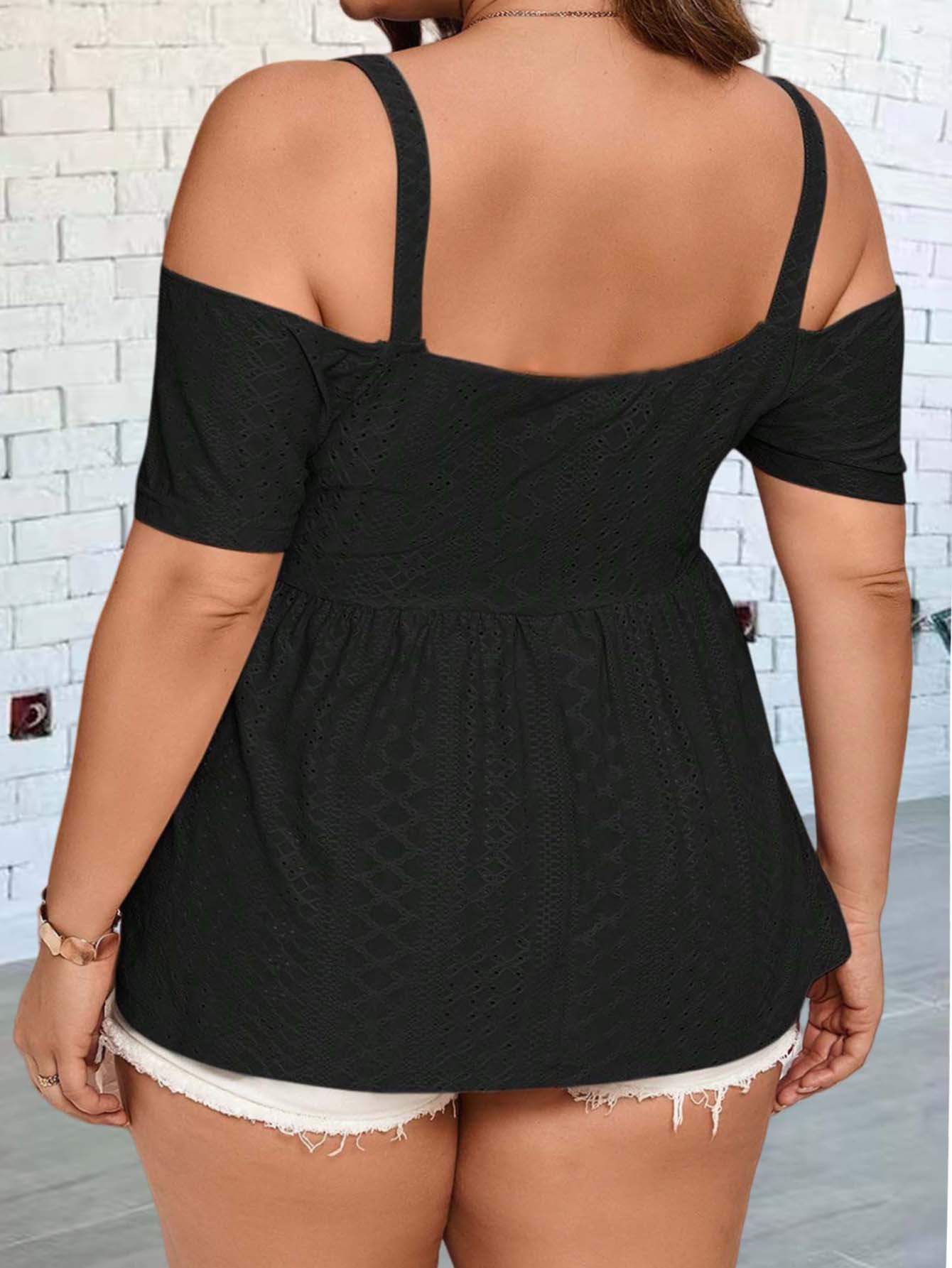Chaleco elegante con hombros d - Summer Clothing Plus Size Women reseña y precio