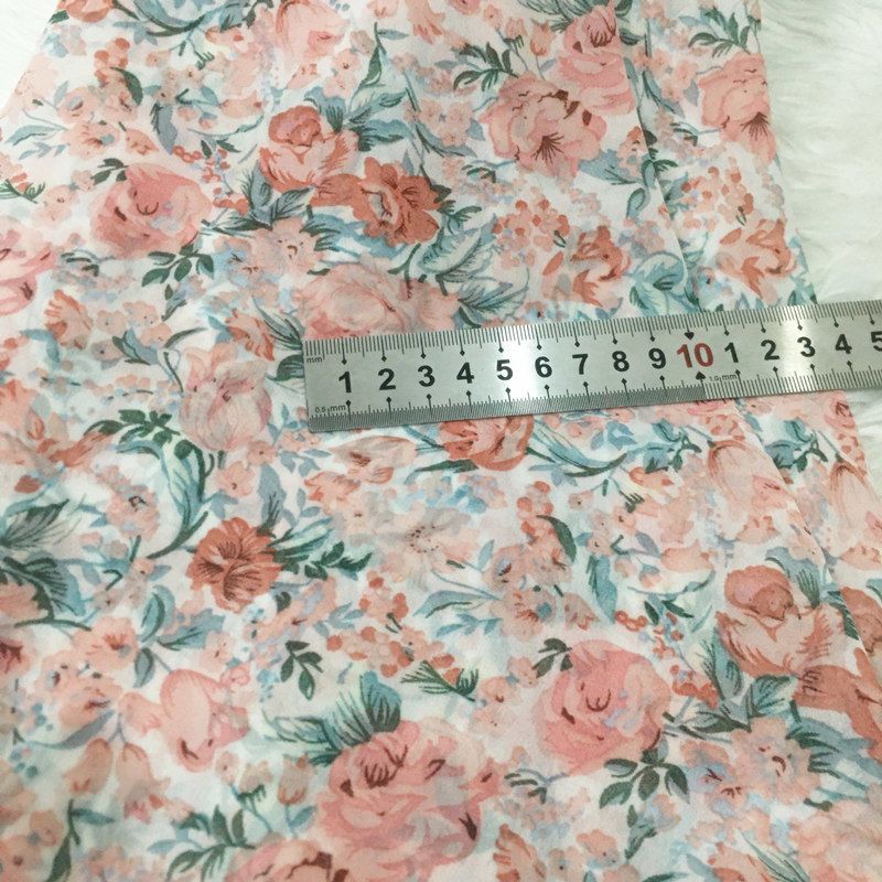 Tela de gasa con estampado Flo - Summer Clothing Material reseña y precio