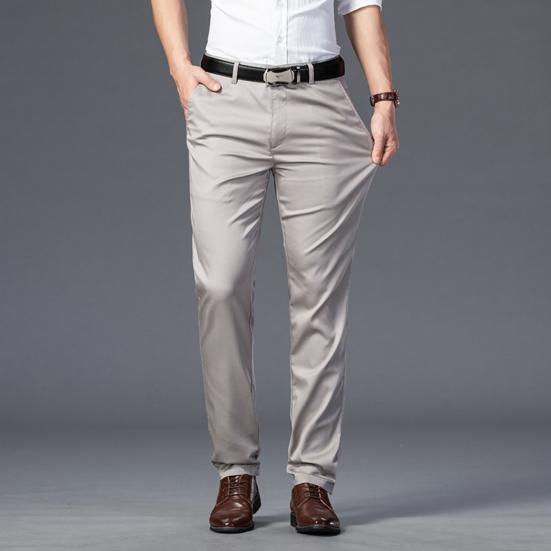 Pantalones de traje ajustados  - Summer Green Clothing reseña y precio