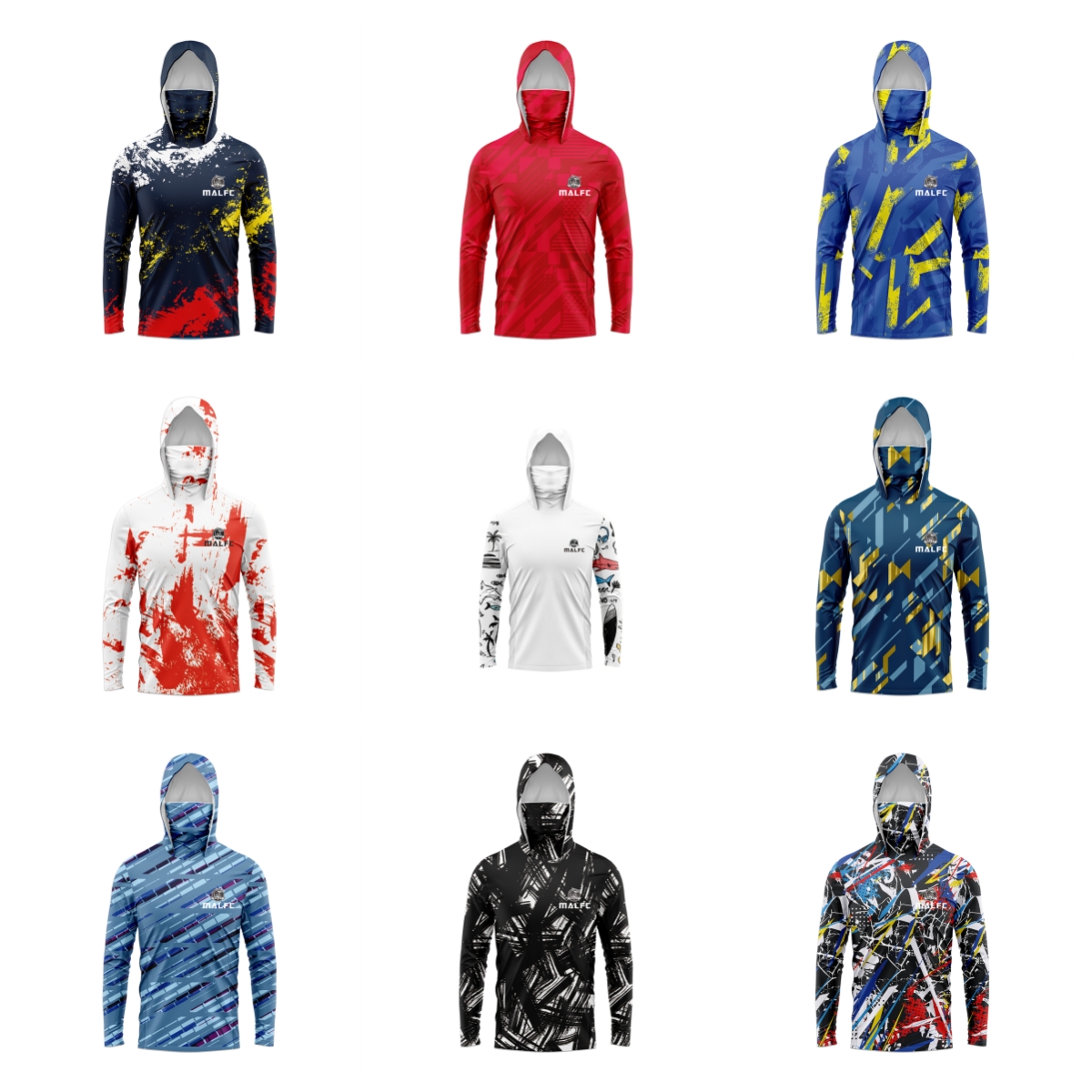 MALFC Camisa de pesca con capu - Rash Guard Long Sleeve reseña y precio