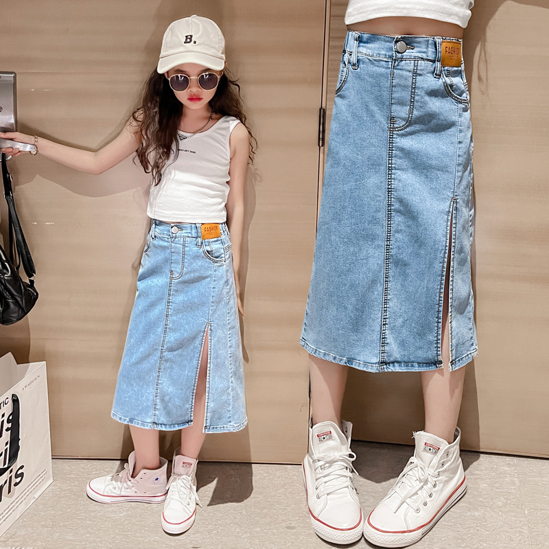 Falda vaquera para chicas adol - Summer Clothing Teen Girls reseña y precio