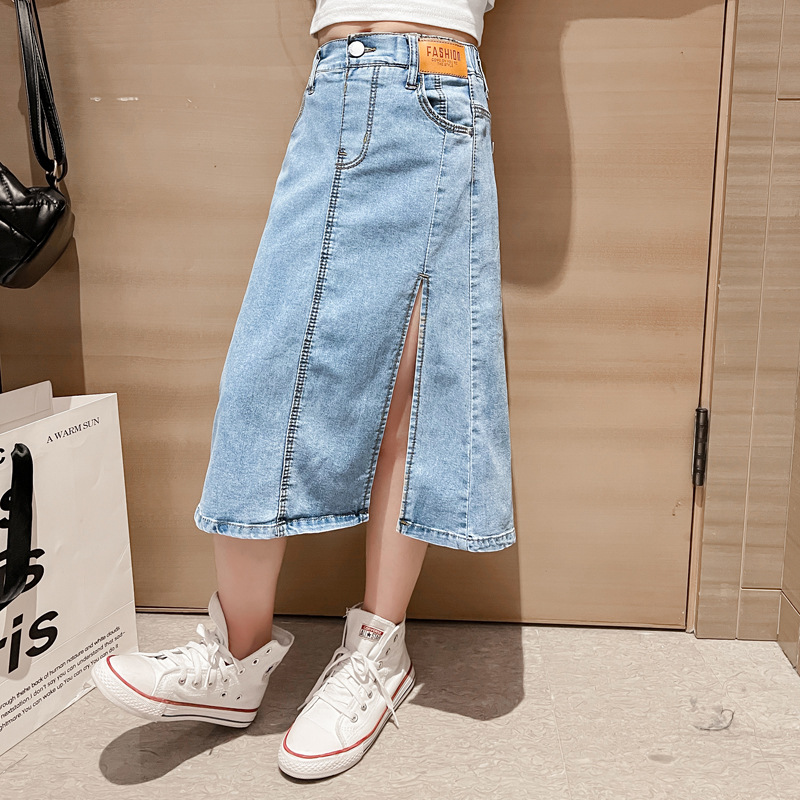 Falda vaquera para chicas adol - Summer Clothing Teen Girls reseña y precio
