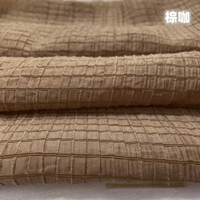 Tela a cuadros de color amaril - Summer Clothing Material reseña y precio