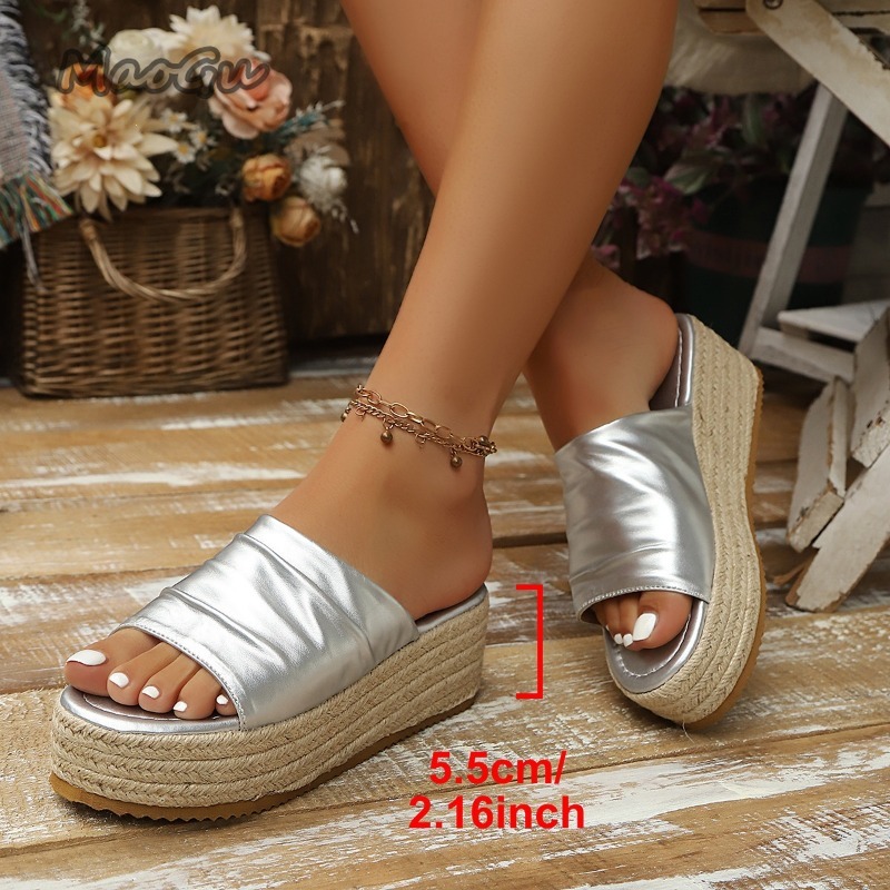 Sandalias de cuña con platafor - Espadrille Sandal Women reseña y precio