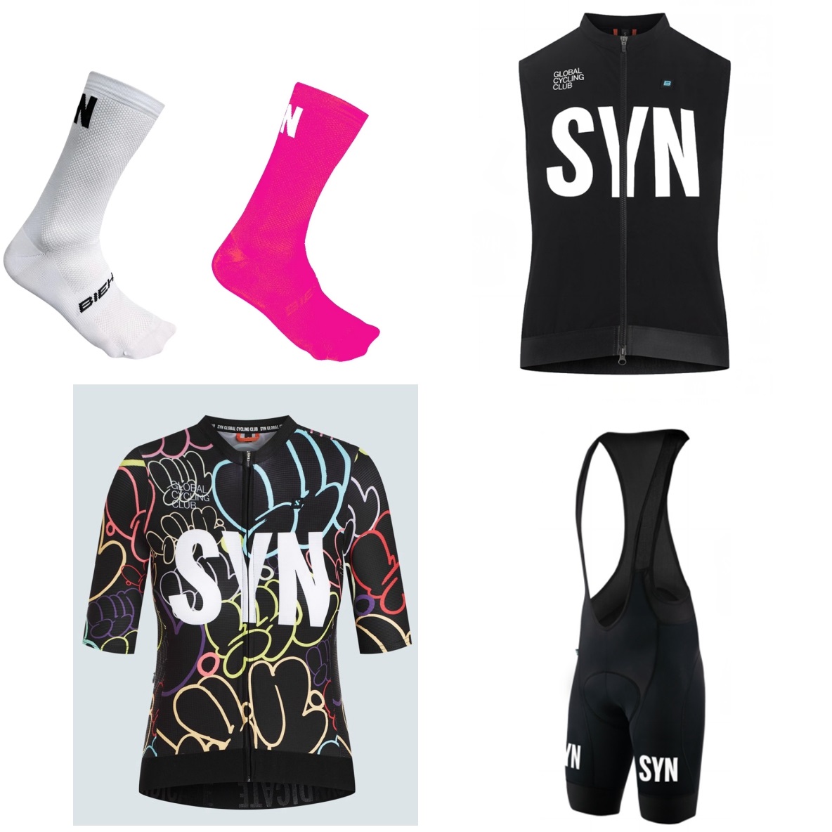 Conjunto de Ciclismo de Cuatro - Summer Green Clothing reseña y precio