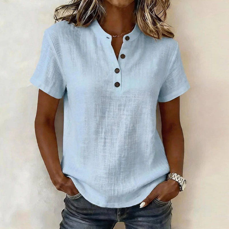 Blusas Básicas de Verano de Ma - Summer Clothing Men Linen reseña y precio