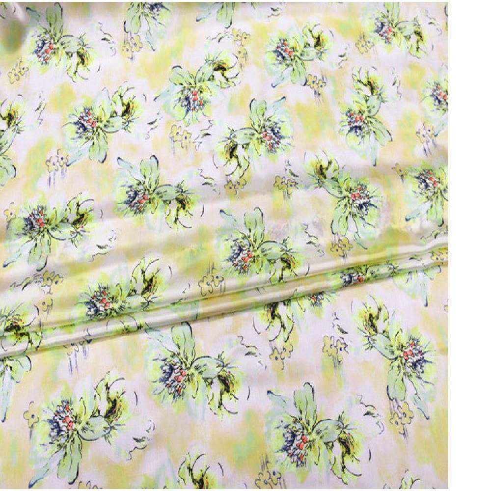 Tela de Satén de Seda Moderna  - Summer Green Clothing reseña y precio