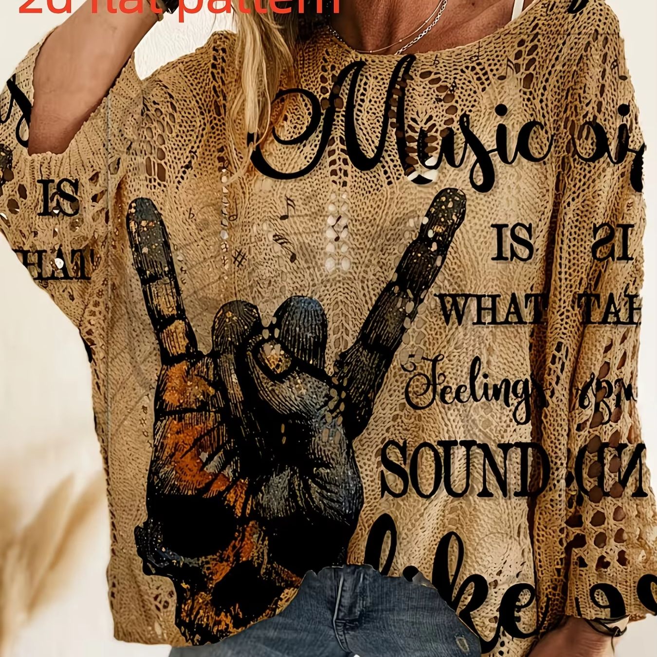 Blusa de Mujer con Estampado D - Summer Clothing Yarn reseña y precio