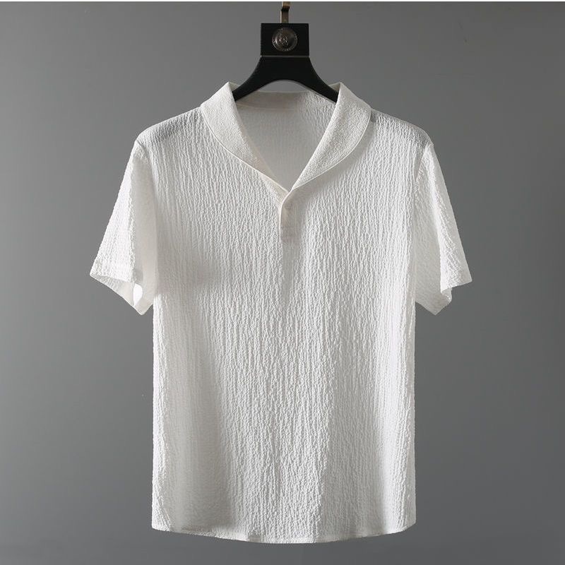 Traje de lino de seda helada d - Summer Clothing Men Linen reseña y precio
